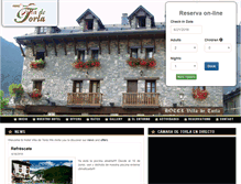 Tablet Screenshot of hotelvilladetorla.com